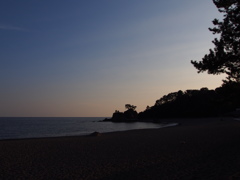 真冬の桂浜