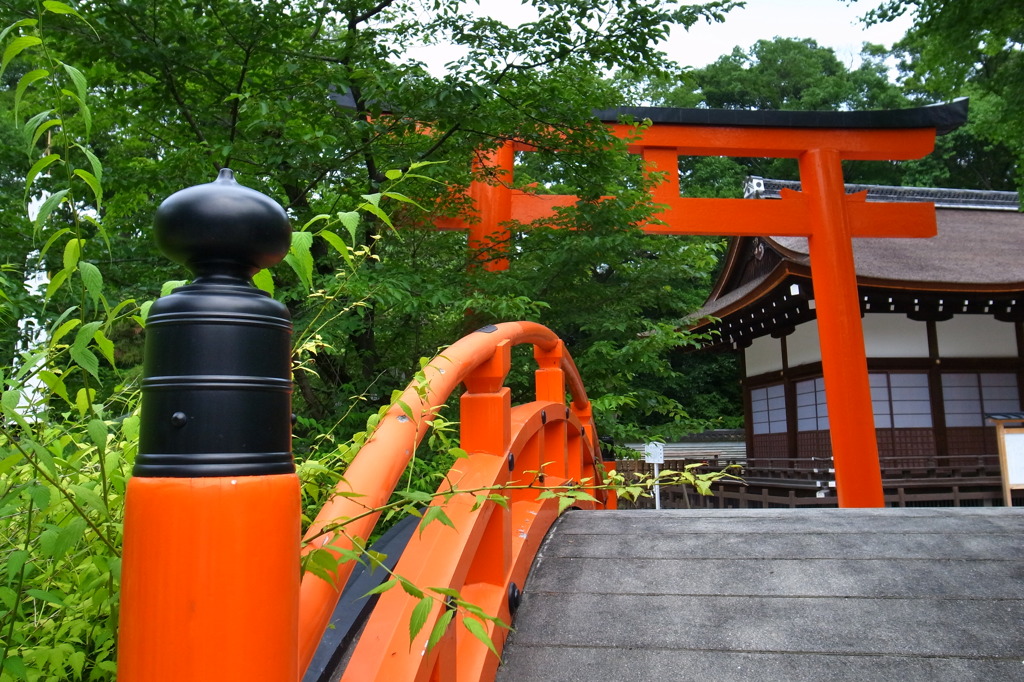 下鴨神社・欄干