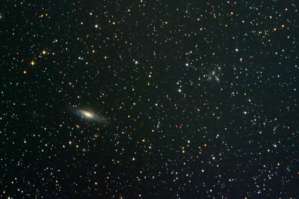 NGC7331とｽﾃﾌｧﾝの五つ子