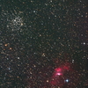 M52とﾊﾞﾌﾞﾙ星雲(NGC7635)