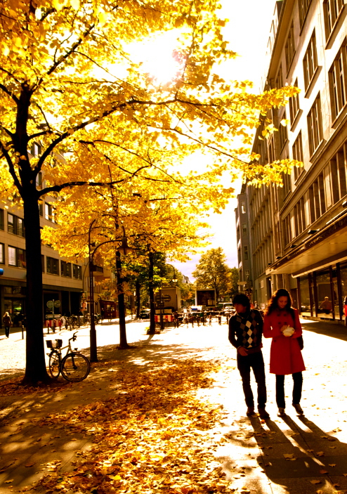 秋のベルリンで。