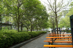 地ビールフェア（RKB側ベンチ）