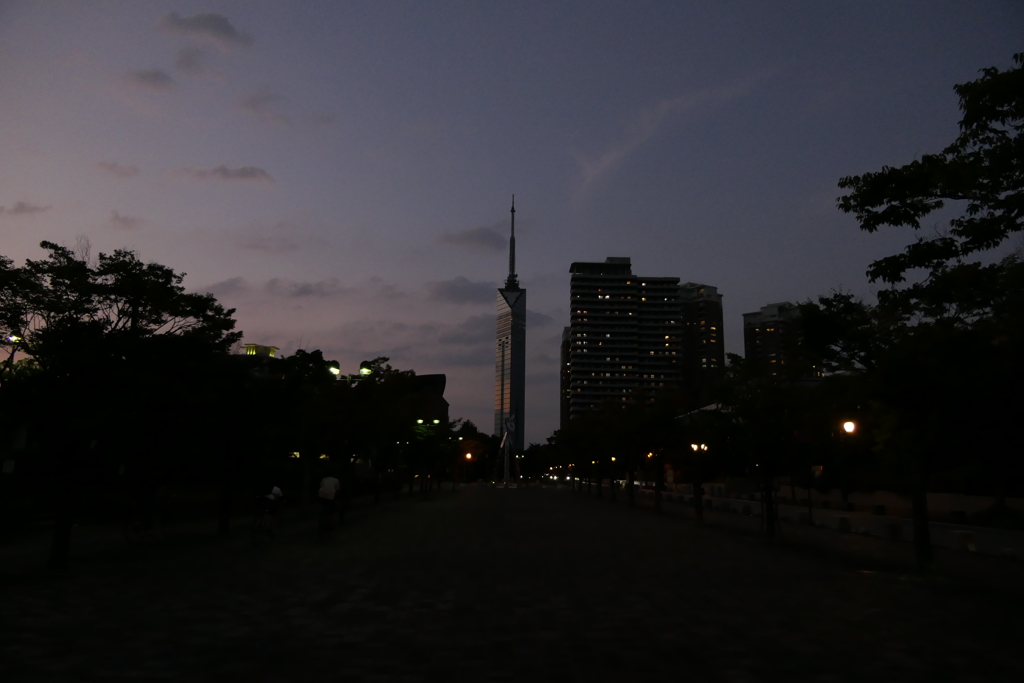 夕日