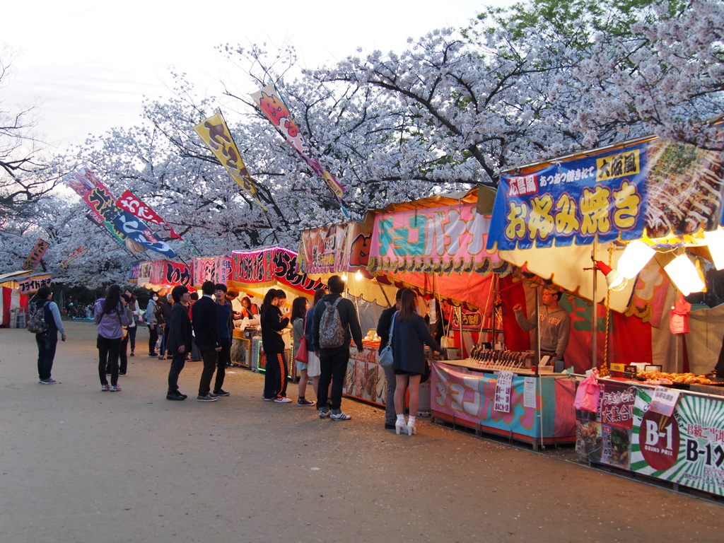 露店待ち