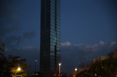 福岡タワーの朝