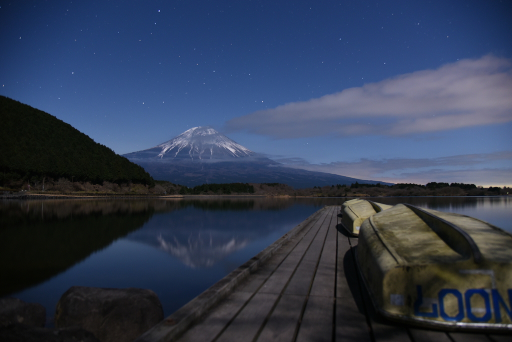 田貫湖の夜