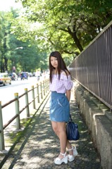 初夏の上野で個撮ポトレwith萌華ちゃん④