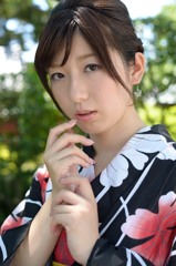 浅草で浴衣ポトレ③