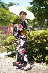 浅草で浴衣ポトレ⑳