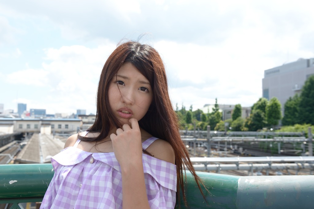 初夏の上野で個撮ポトレwith萌華ちゃん②