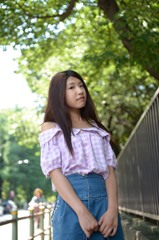 初夏の上野で個撮ポトレwith萌華ちゃん⑤
