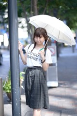 日傘少女①