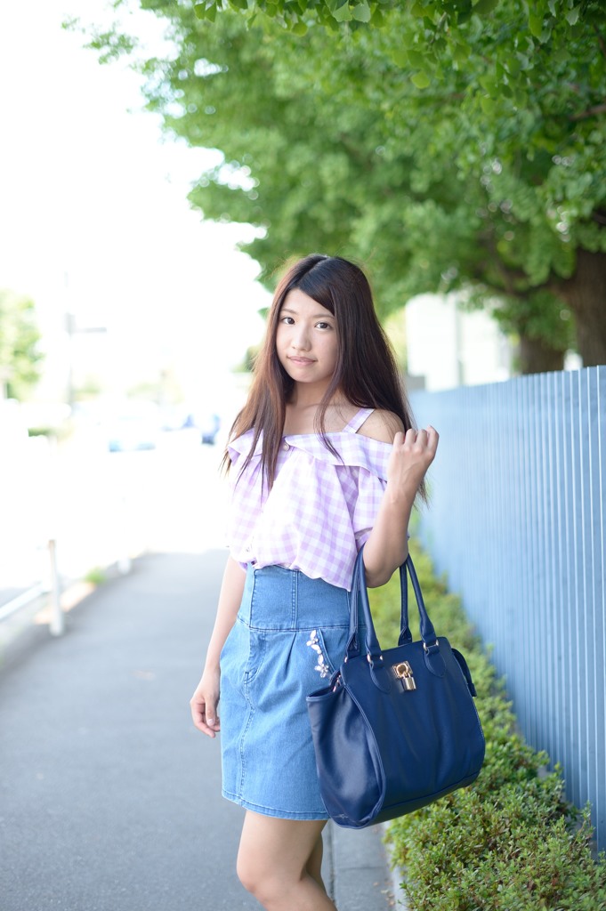 初夏の上野で個撮ポトレwith萌華ちゃん①