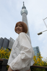 スカイツリーでデートポトレ⑪