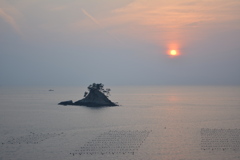 島の夕暮れ②