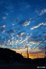 10月31日の朝空