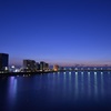 宮崎大淀川夜明前