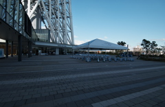 朝のスカイアリーナ