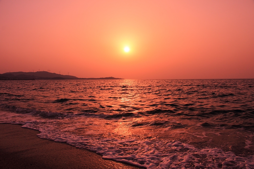 淡路島の夕暮れ