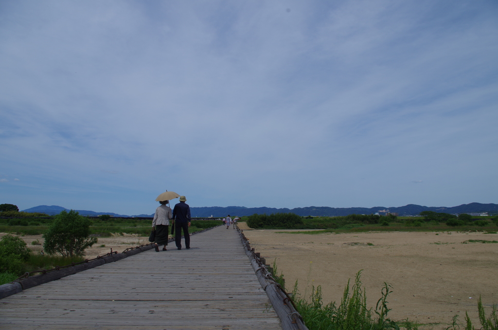 流れ橋