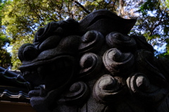 養天満神社の狛犬