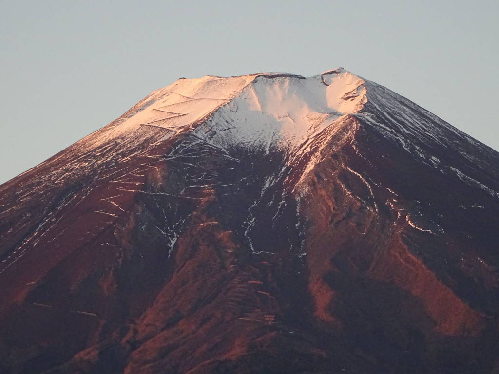 朝焼け富士山