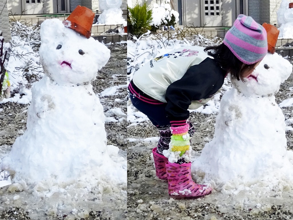 雪ダルマ