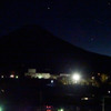 明け方の富士山