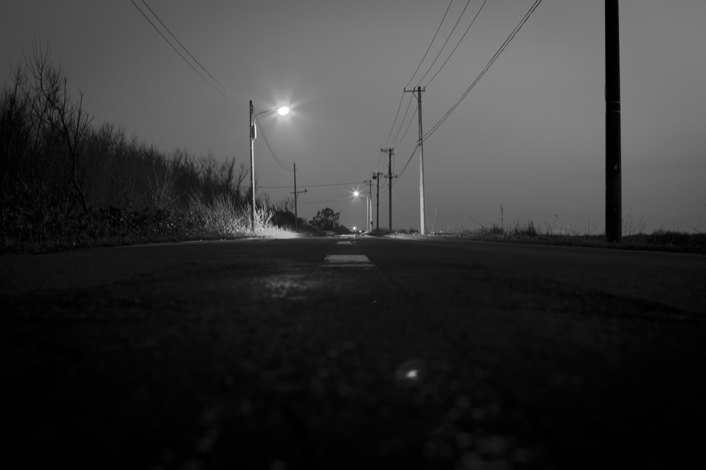 on the road