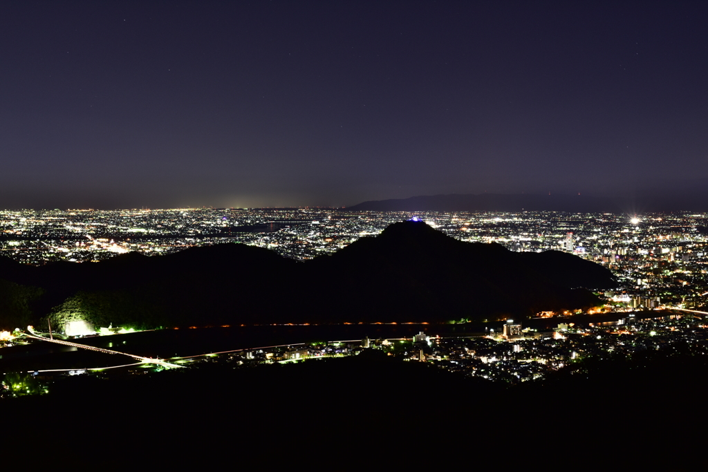 岐阜市　夜景　