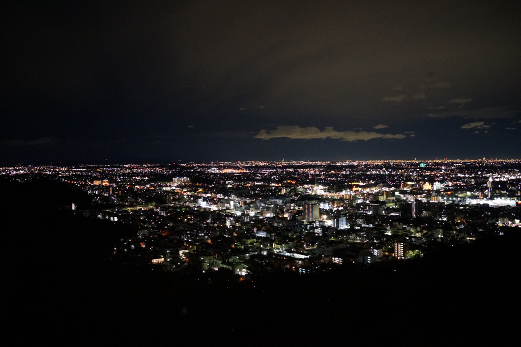 平成26年3月30日　金華山ドライブウエイ（岐阜市の夜景）