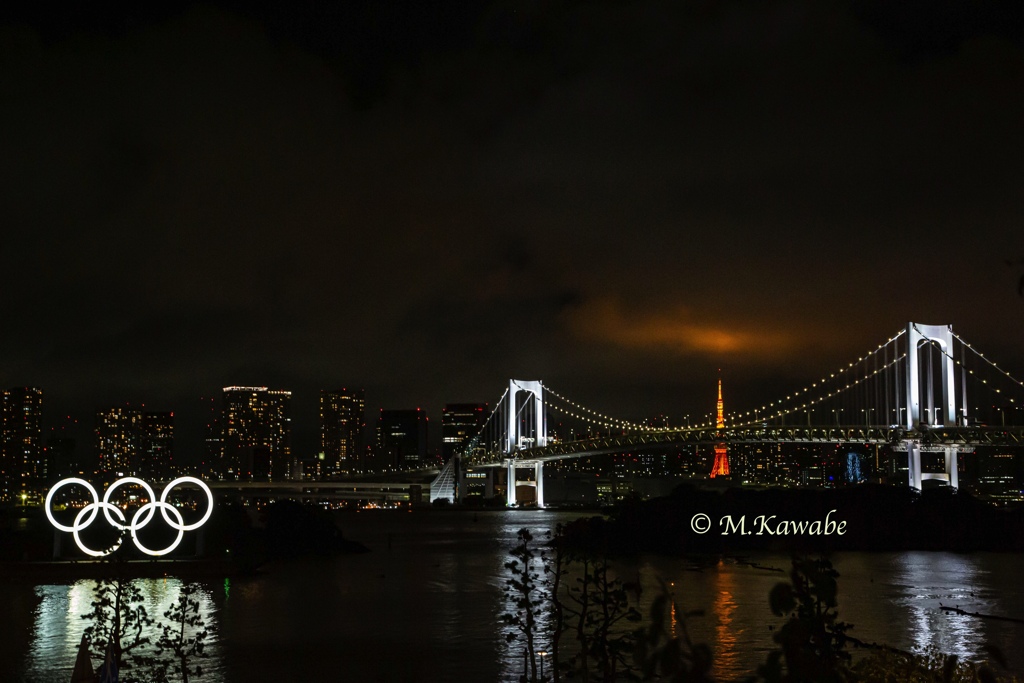 お台場オリンピック夜景