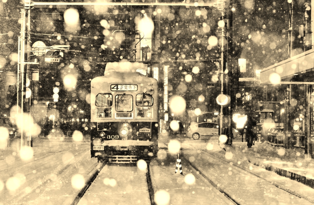 長崎　大雪の夜　その2