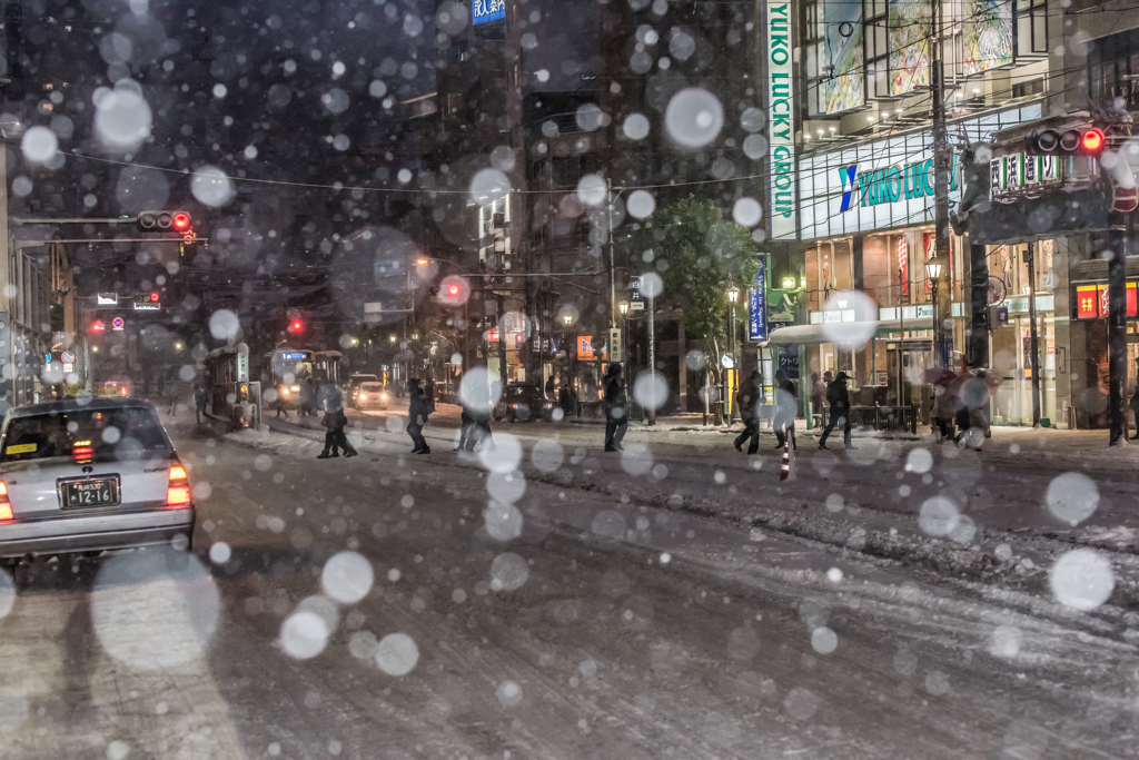 長崎　大雪の夜　その1