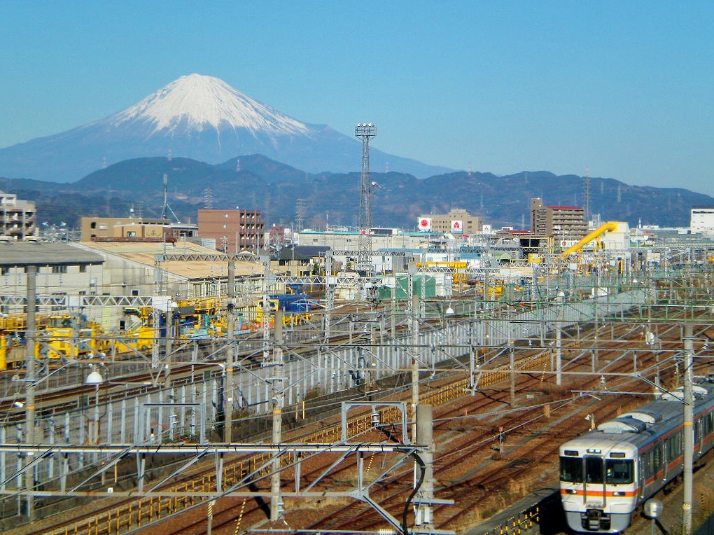 沿線富士山