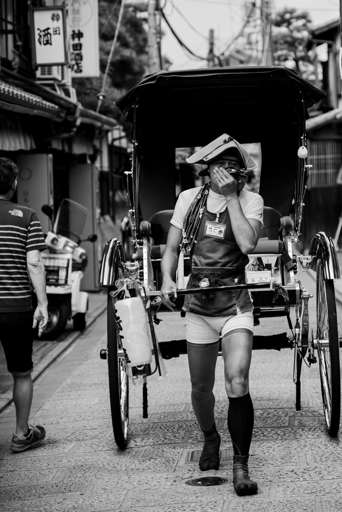 人力車と筋肉
