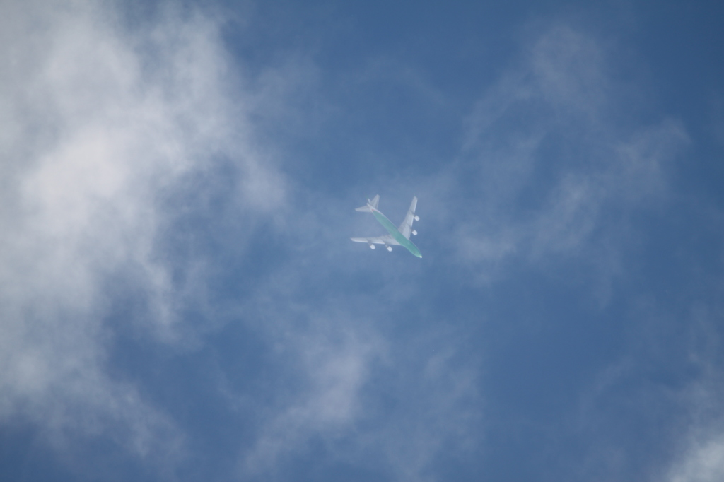 201512エバー航空747-400エンルート