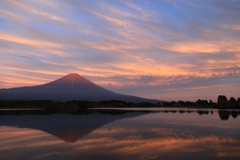 夕焼け富士