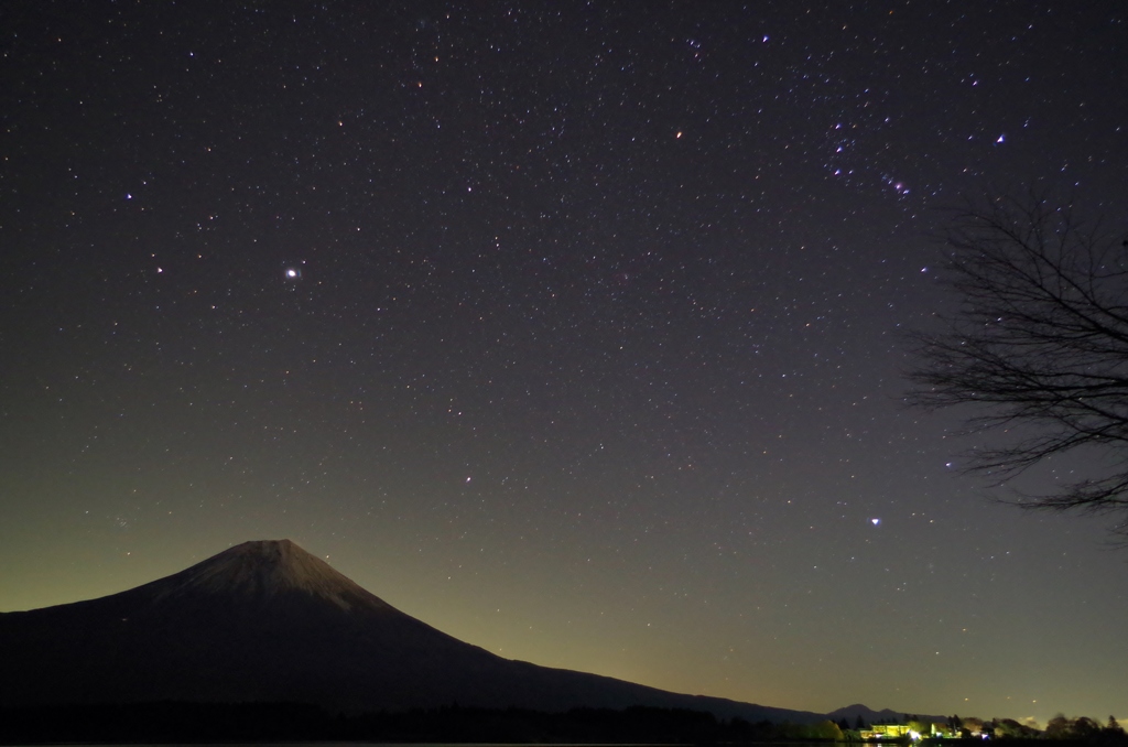 夜の富士