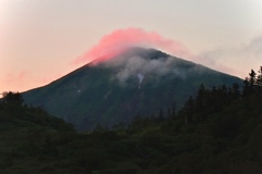 火打山の夕暮れ