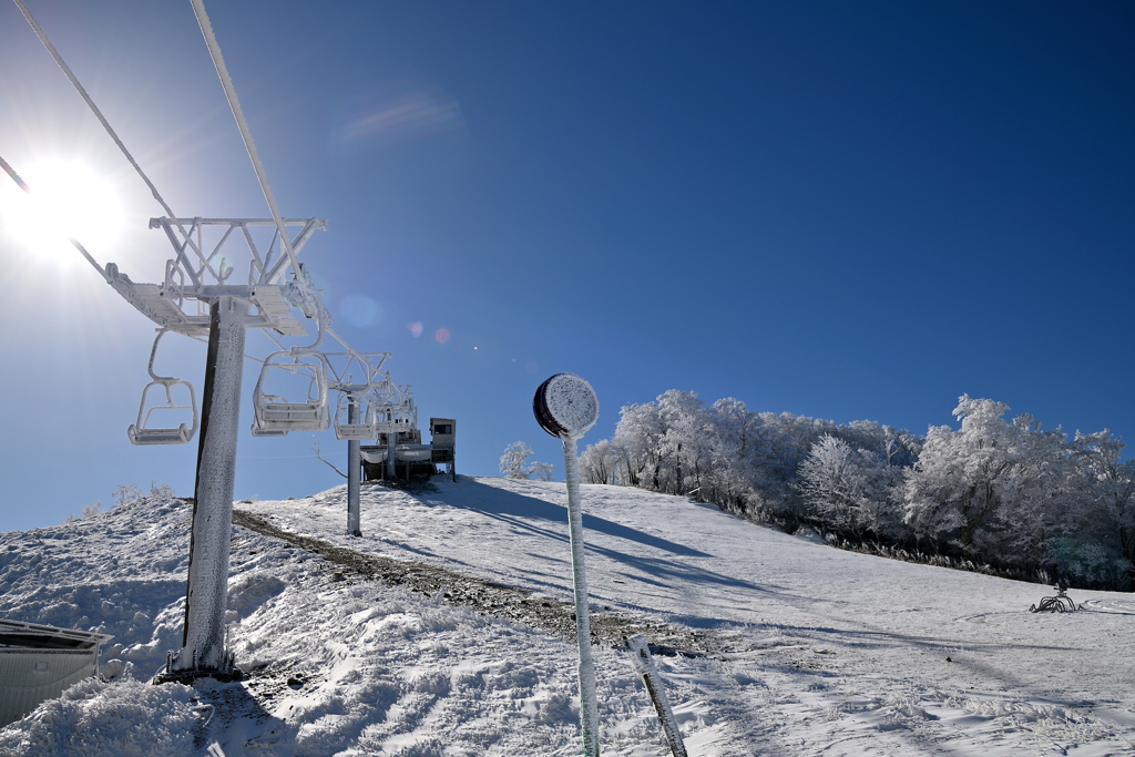 Snowy lift