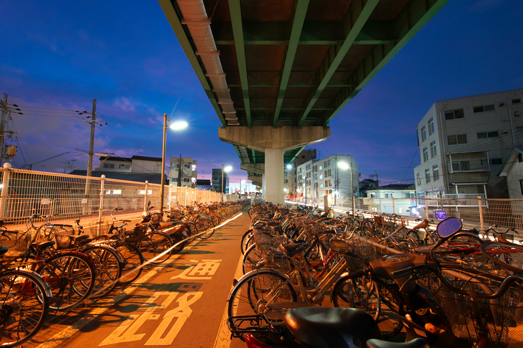 Viaduct and Bicycle