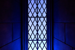 Temptation of a blue window