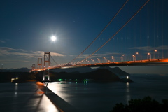 月夜の架け橋