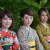 新緑の木陰で休憩です・・・
