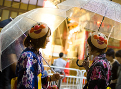 小雨の祇園祭
