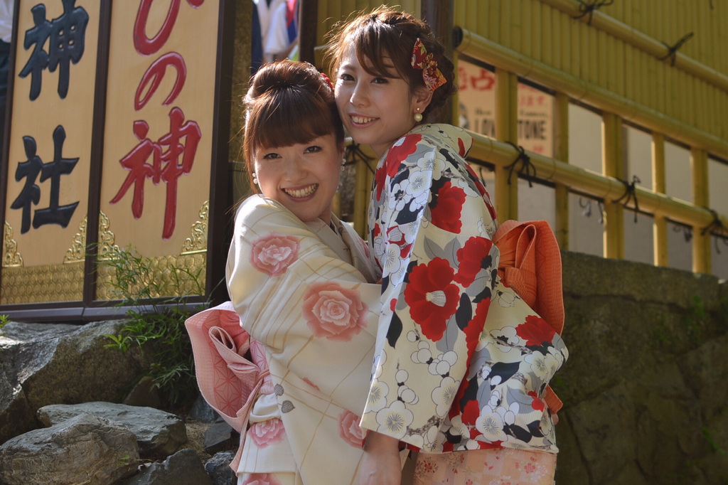 仲良く抱きしめて・・＾＾