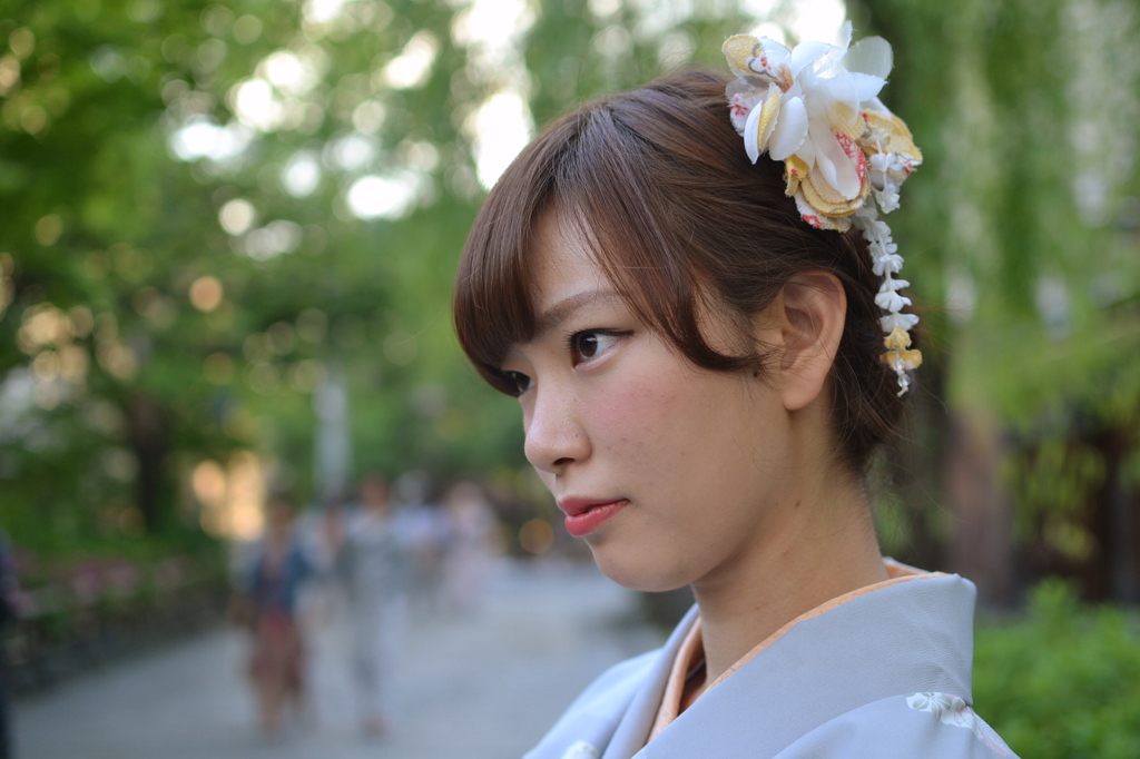 白川にて・・キリっとね・・
