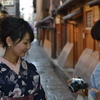 祇園白川の路地で・・・