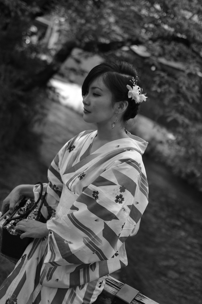 白川の流れを感じて・・